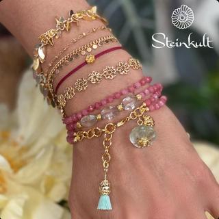 Steinkult  Armband versilbert "Nora" 