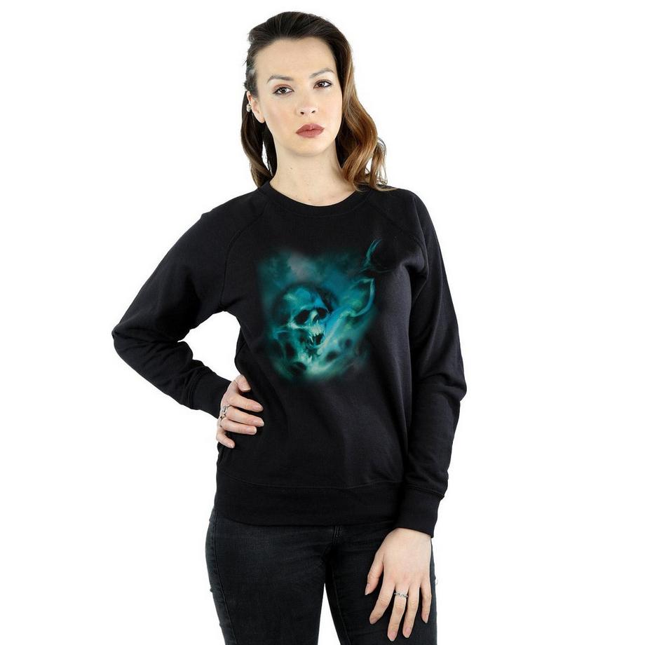 Harry Potter Sweatshirt Imprimé Tête de Mort  
