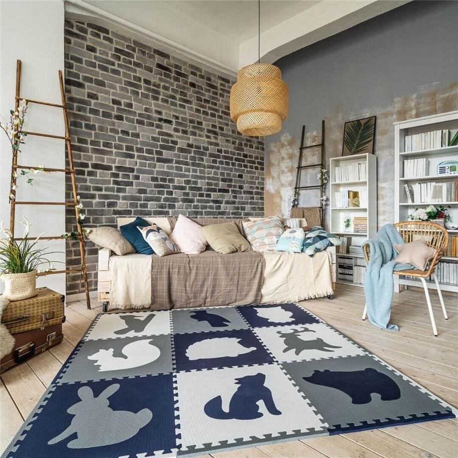 Hakuna Matte  Hakuna Matte XXL Puzzle Tapis, Forêt, 1.8 m x 1.8 m 