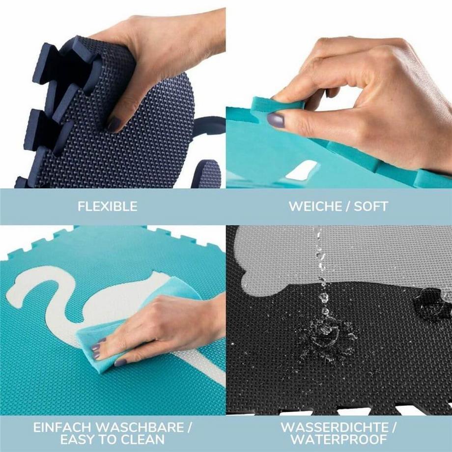 Hakuna Matte  Hakuna Matte XXL Puzzle Tapis, Forêt, 1.8 m x 1.8 m 