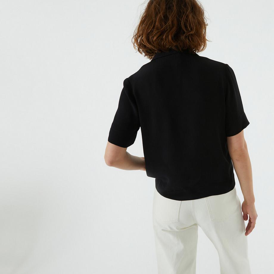 La Redoute Collections Chemisier Manches Courtes Col Revers  