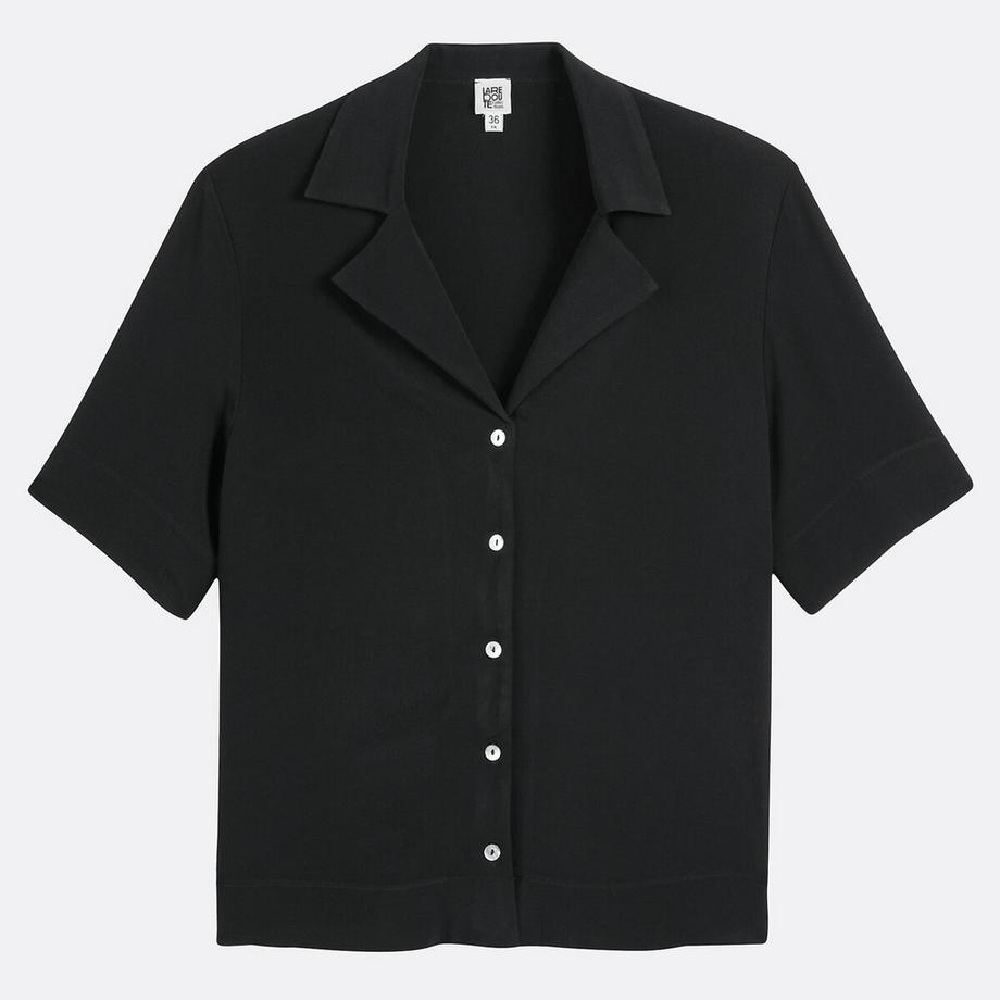 La Redoute Collections Chemisier Manches Courtes Col Revers  