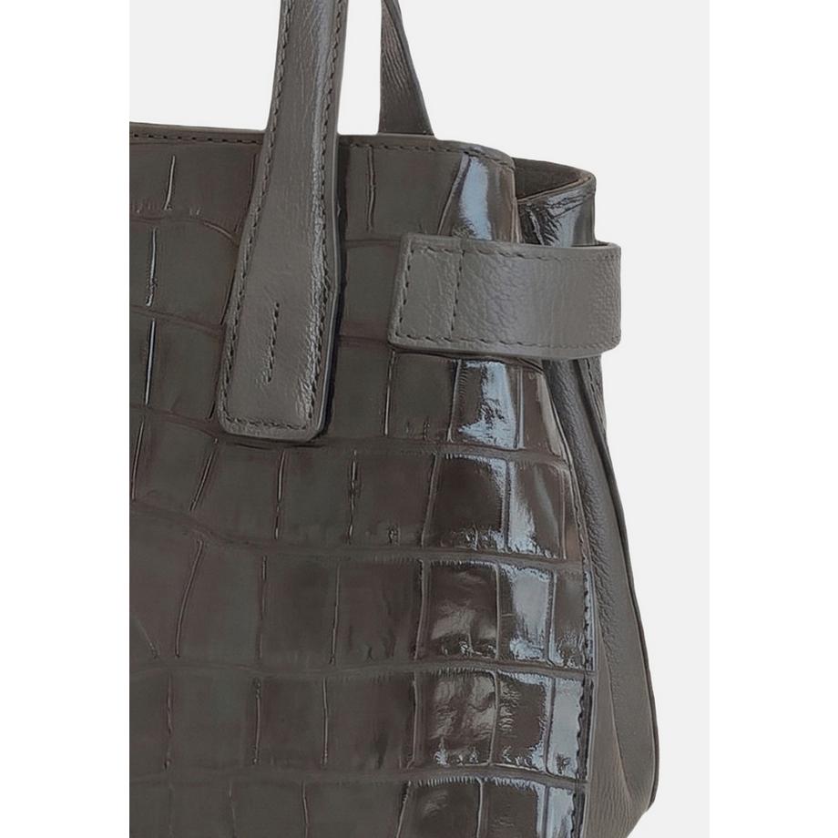 pierre cardin Krokodilprint Handtasche  