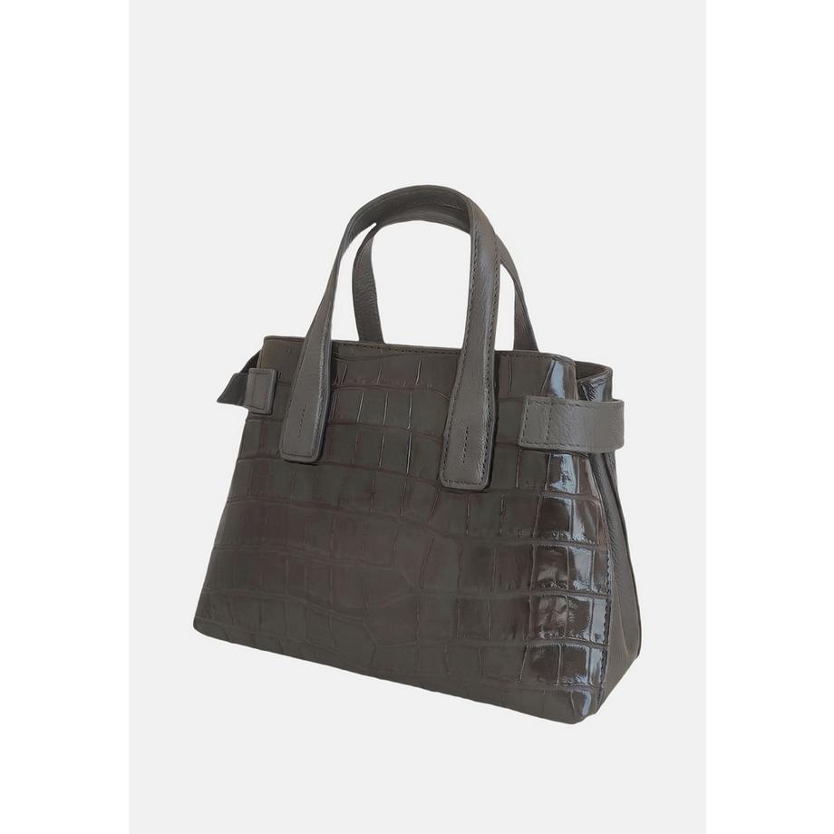pierre cardin Krokodilprint Handtasche  