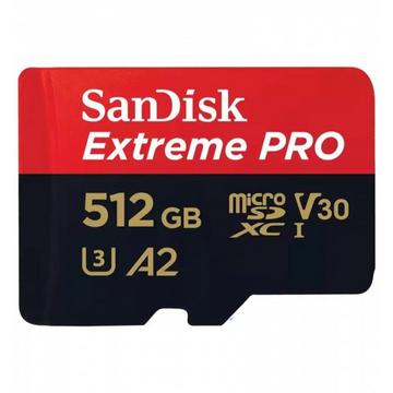 Ext PRO microSDXC +SD /s (512 GB, U3, UHS-I)