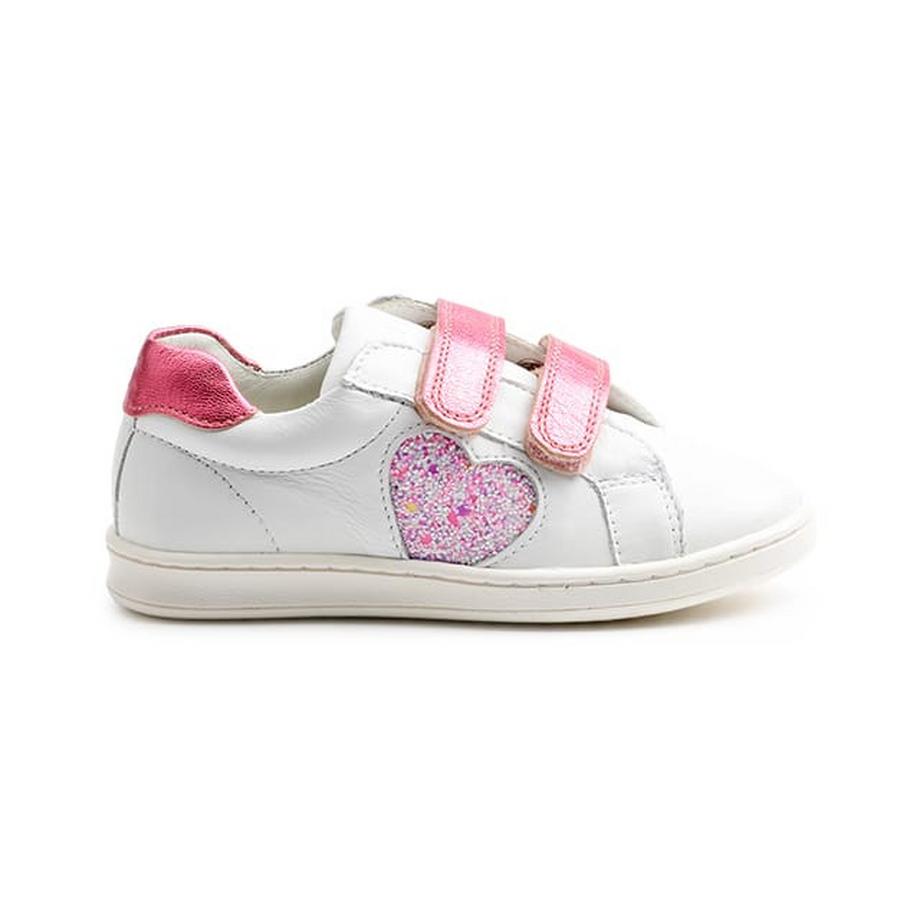 Benjie Montreux Low Top Sneakers avec Cœur Pailleté  