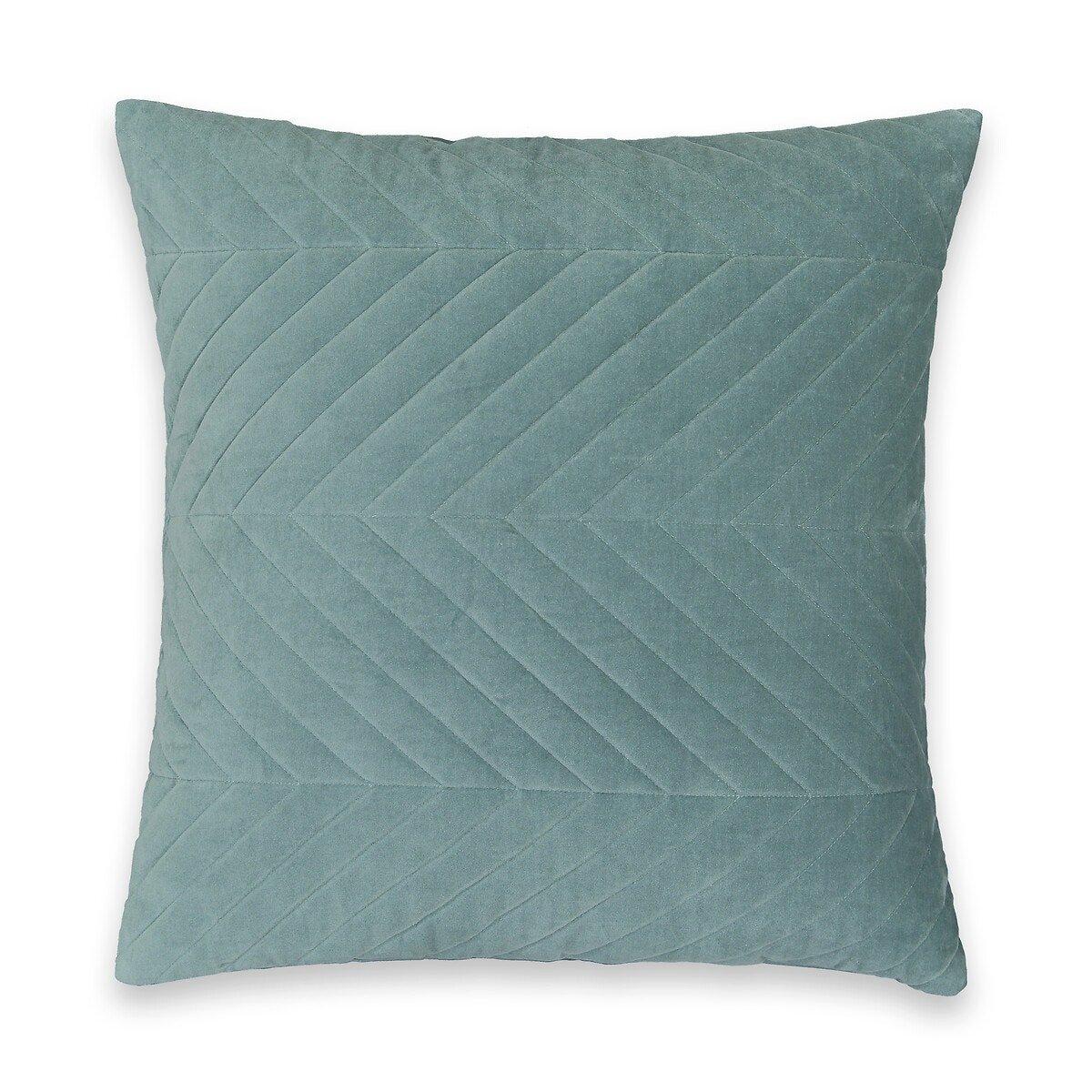 La Redoute Intérieurs Milano Gesteppter Samt Kissenbezug  