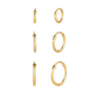 Elli  Boucles d'Oreilles Classique Créoles Femme 