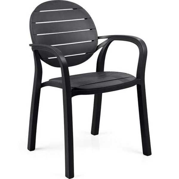 NARDI outdoor Fauteuil de jardin Palma anthracite  