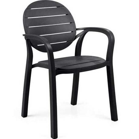 NARDI outdoor Fauteuil de jardin Palma anthracite  