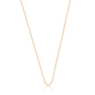 MUAU Schmuck  Collier rond d'forçat en or rose 750, 1,9mm, 40cm 