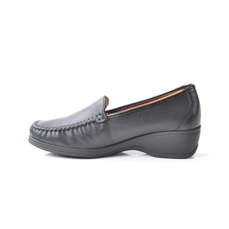 Stile Di Vita Melito Moc Toe Zeppa Loafers  