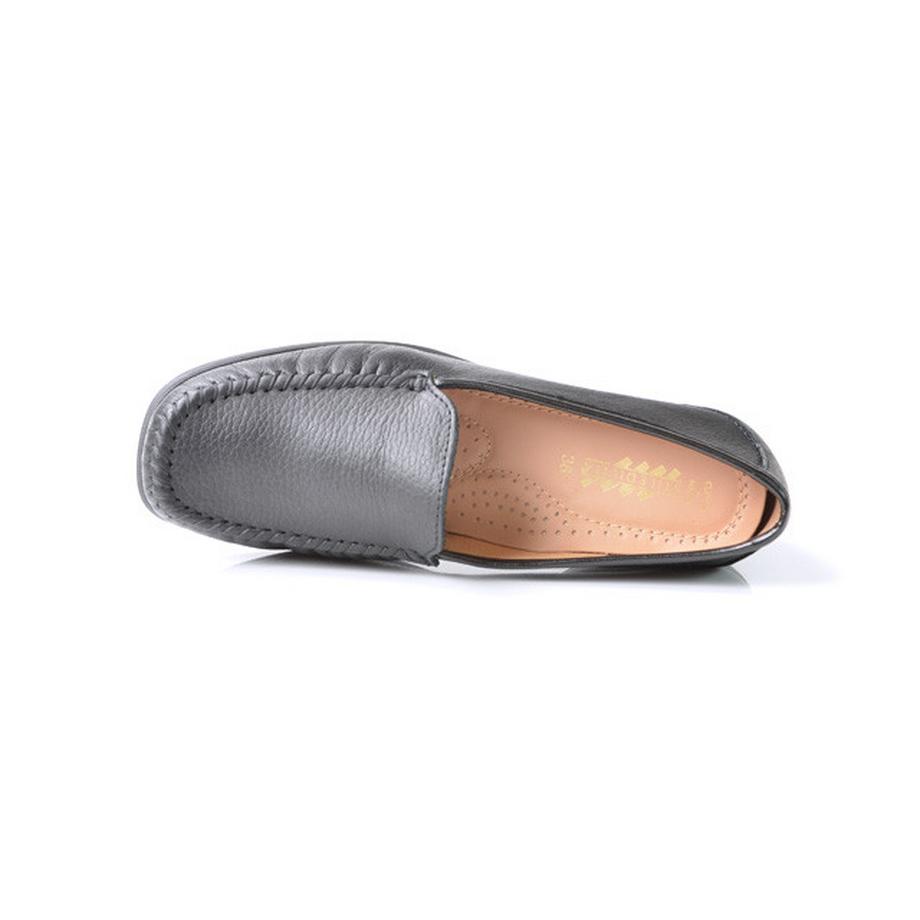 Stile Di Vita Melito Moc Toe Zeppa Loafers  