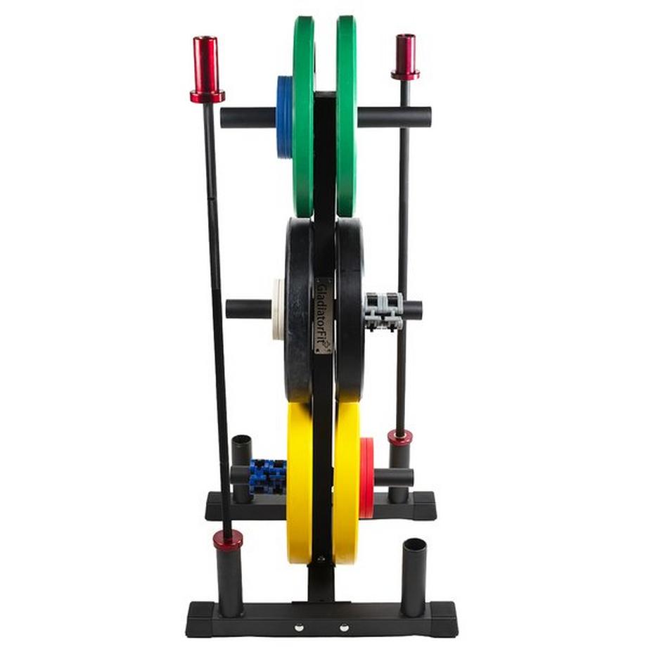 GladiatorFit  Rack für Gewichte, Scheiben und Stangen für Krafttraining Ø 50mm GladiatorFit 