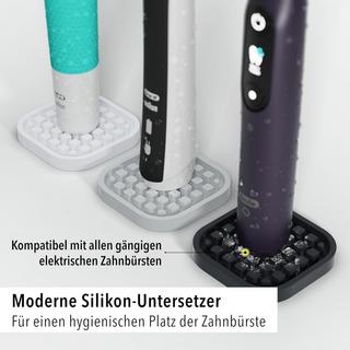 Qikfresh  Zahnbürsten Untersetzer 2er Set 