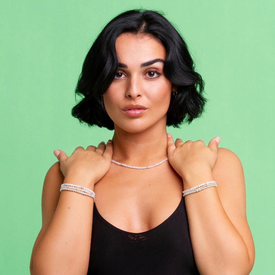 Balibay  Ayana  Armband mit Regenbogen Mondstein 