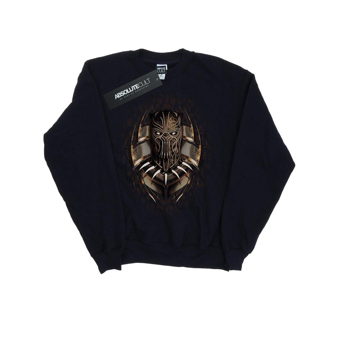 Image of Black Panther Gold Killmonger Sweatshirt Mädchen Marine 140/146