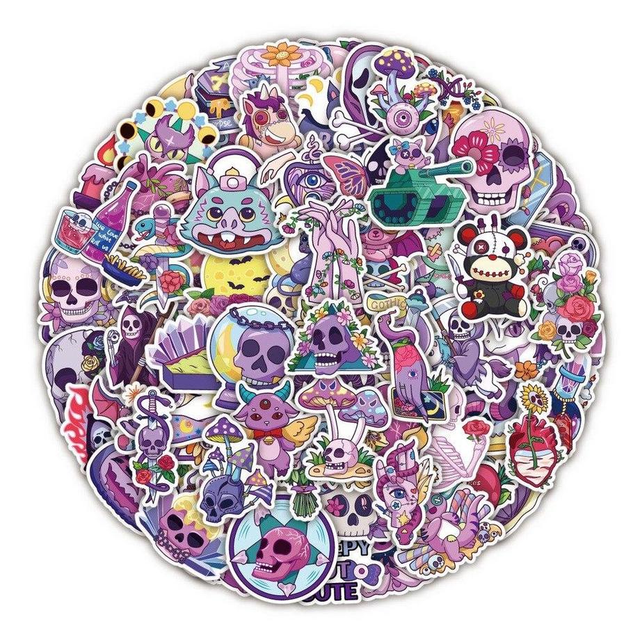 Autocollants - Halloween - 100 pièces