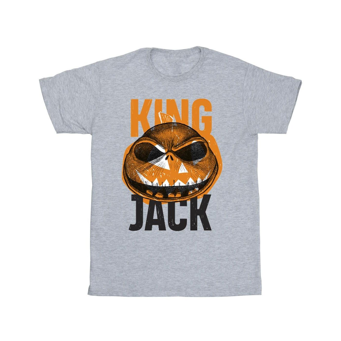 Image of The Nightmare Before Christmas King Jack Tshirt Mädchen Grau 128
