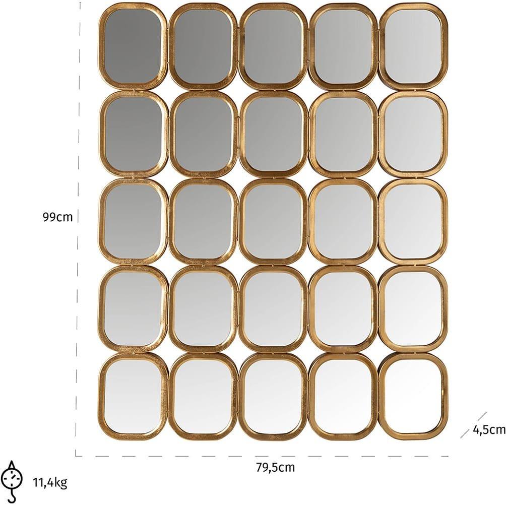 mutoni Specchio Marila oro 80x99  