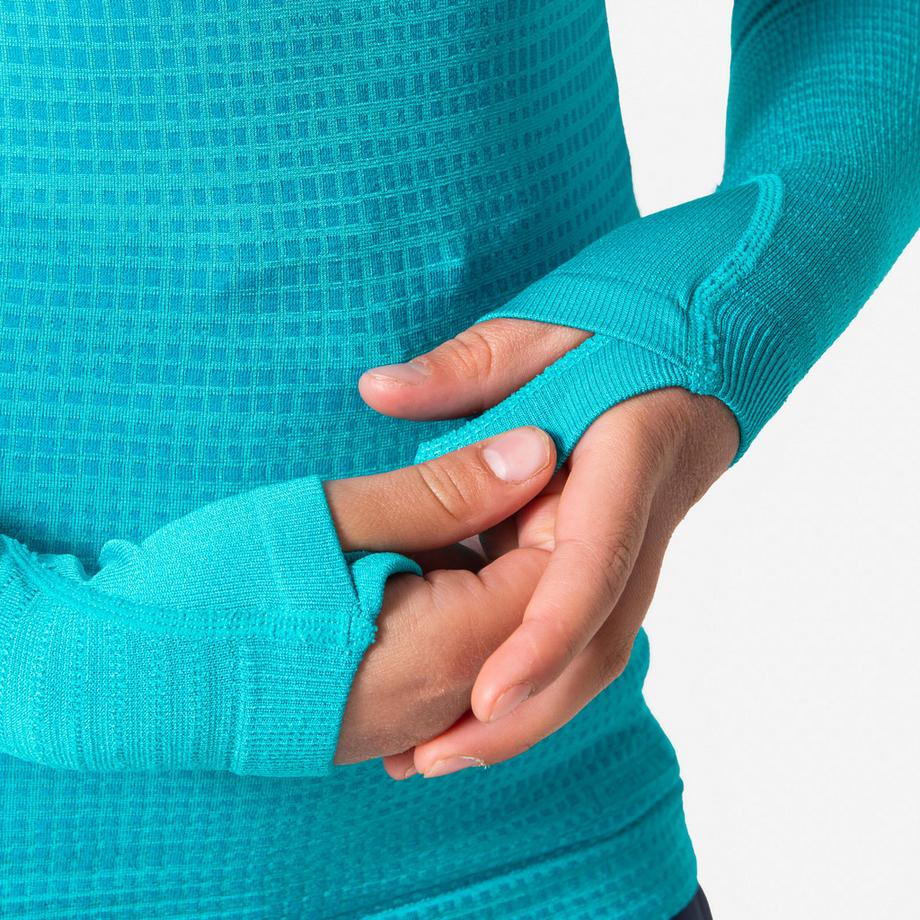 KIPSTA  Unterhemd Kinder Langarm Polyester 