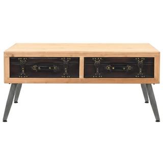 VidaXL Table basse bois  