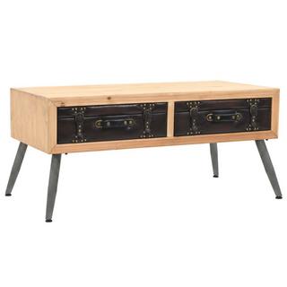 VidaXL Table basse bois  