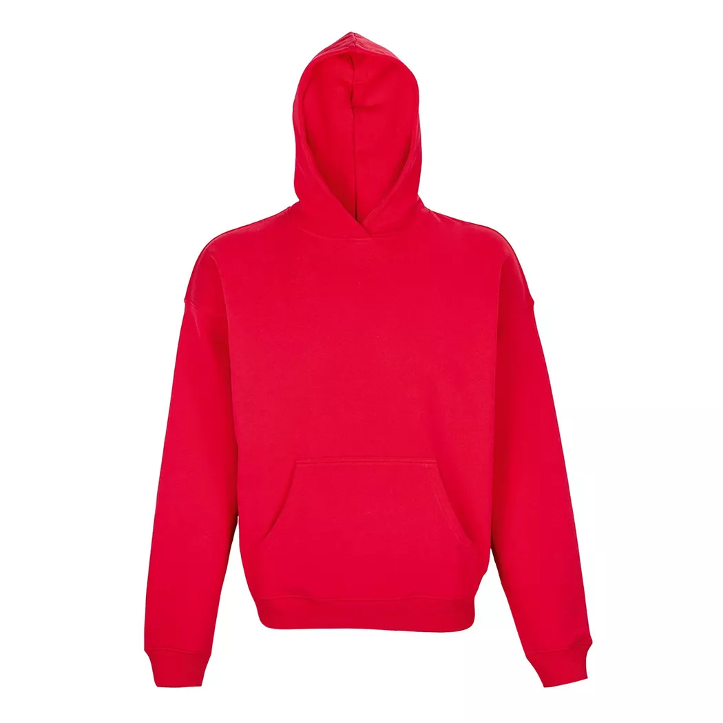 SOLS - Connor Kapuzenpullover aus biologischem Anbau, für Damen, Rot Bunt, Größe XS