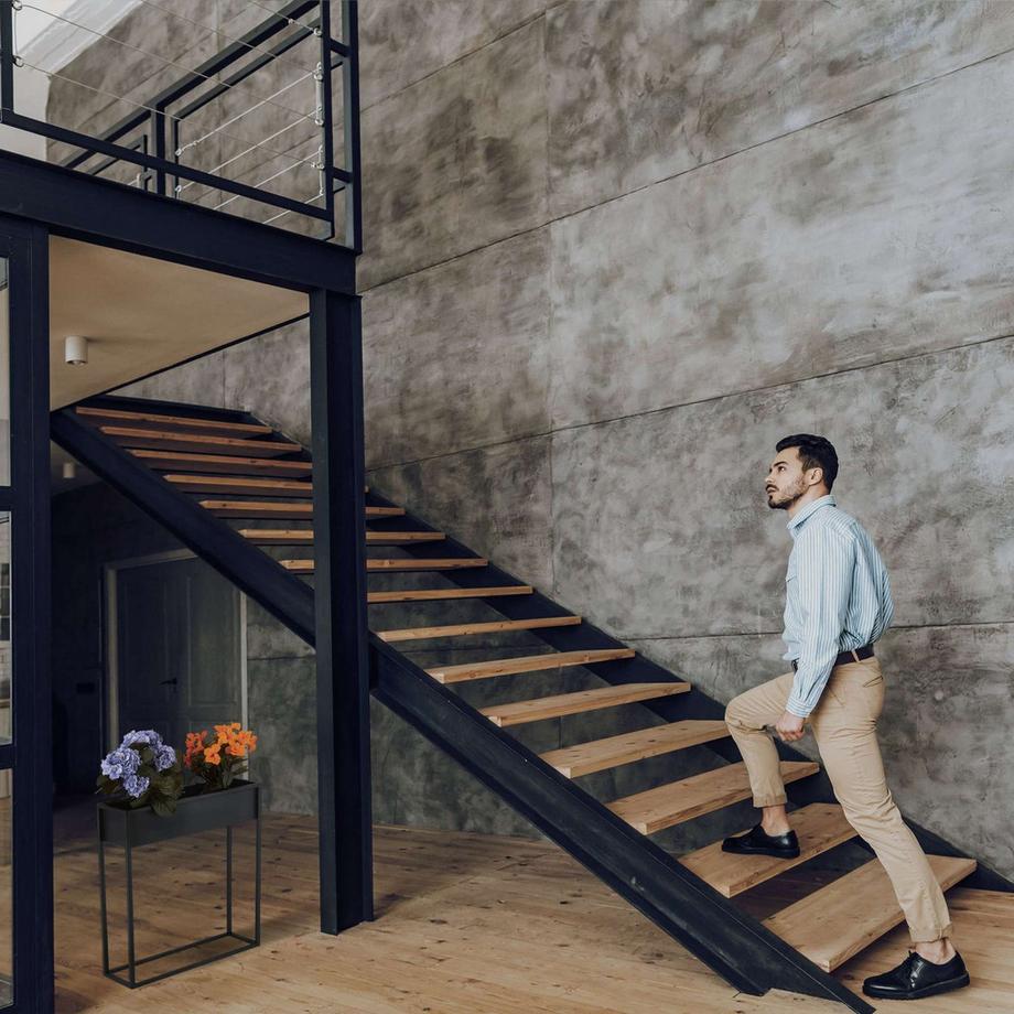B2X Portafiori in metallo nero  
