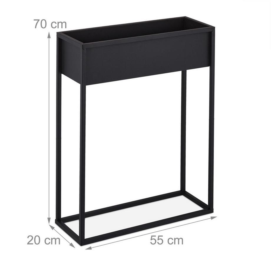 B2X Portafiori in metallo nero  