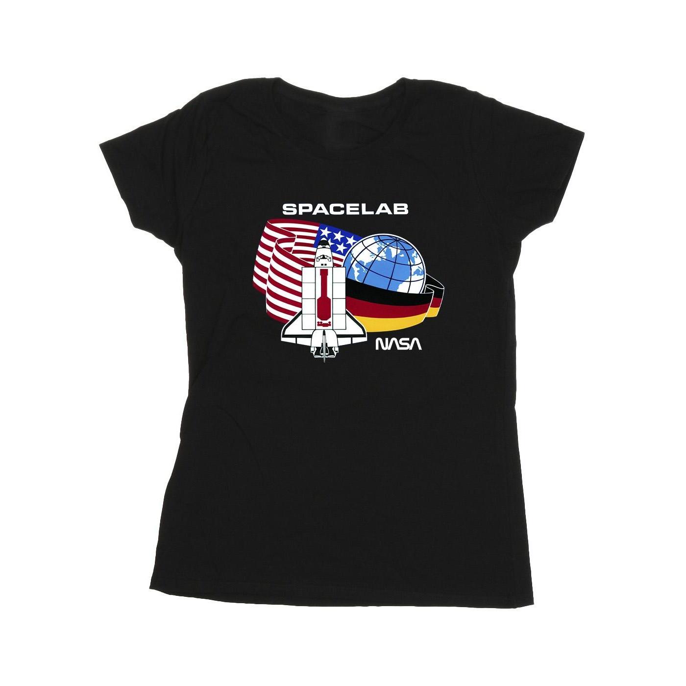 Image of Space Lab Tshirt Damen Schwarz XXL