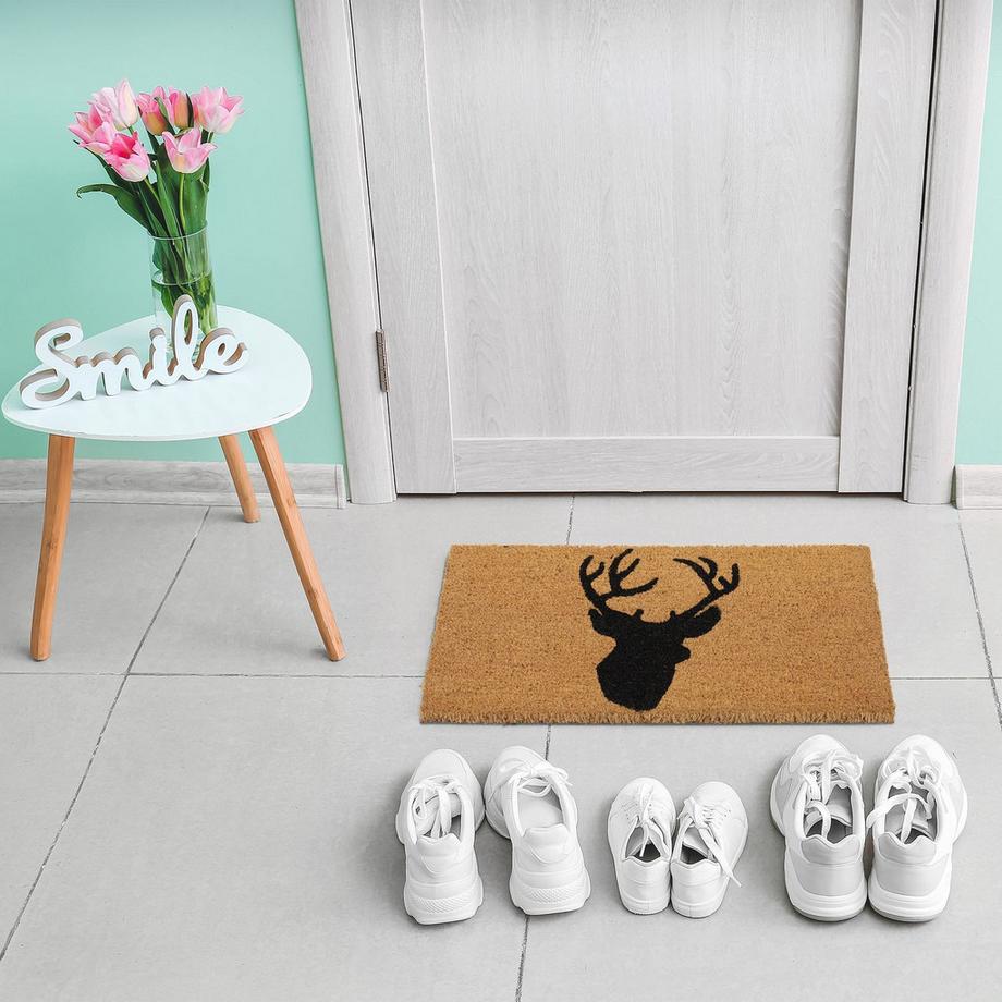 B2X Zerbino in fibra di cocco testa di cervo  