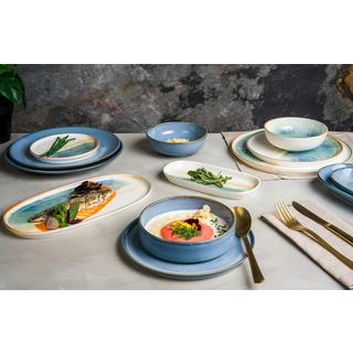 Bonna Assiette à dîner - Sky Hygge -  Porcelaine - lot de 6  