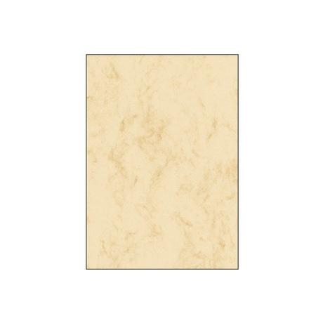 Sigel SIGEL Designpapier Marmor A4 DP191 beige, 200g 25 Blatt  