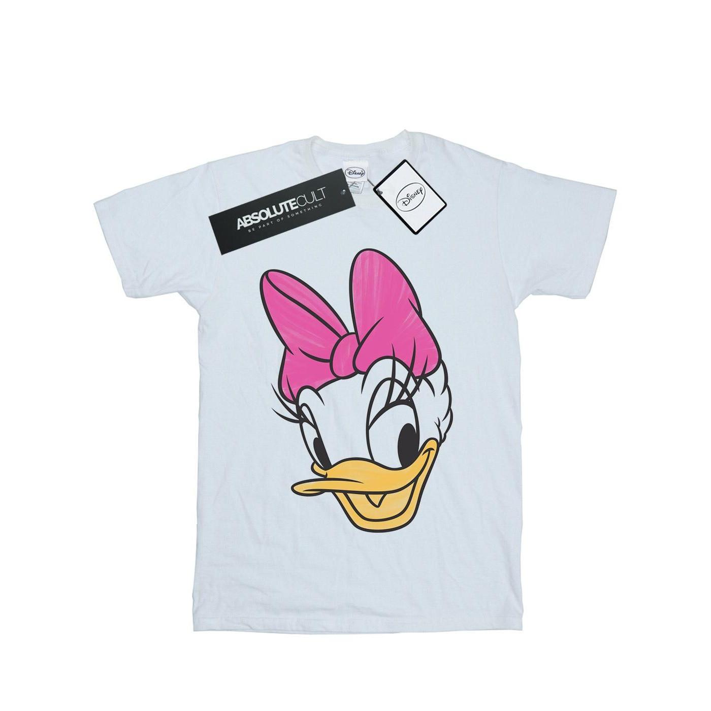 Image of Daisy Duck Head Painted Tshirt Herren Weiss 3XL