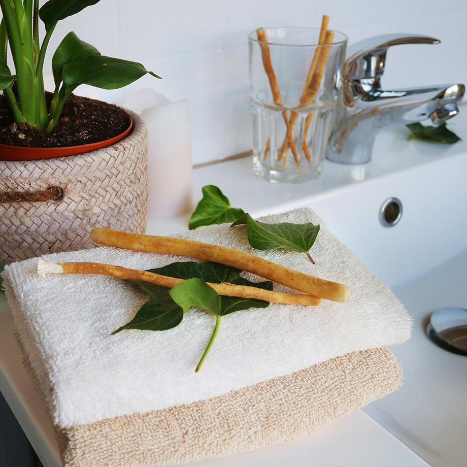 Orinko  Miswak Natürliche Zahnbürste 5er-Pack inkl. Reisehülle 