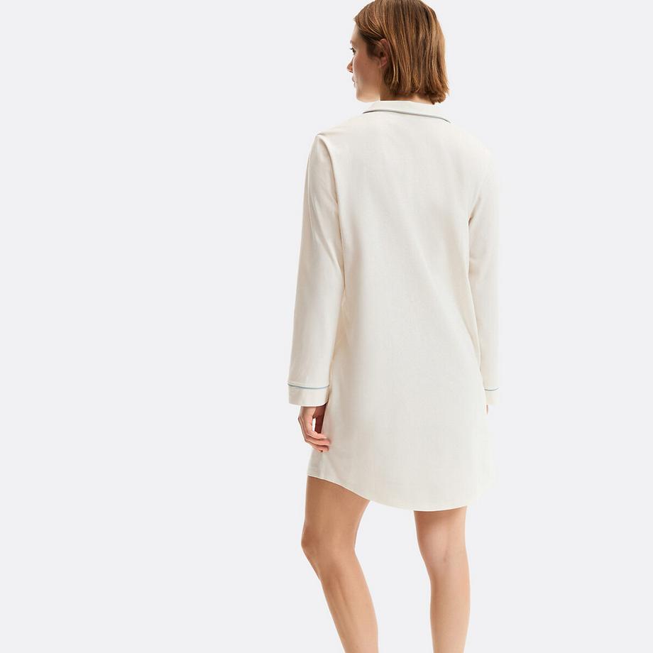 La Redoute Collections Camicia da notte a maniche lunghe  