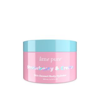 âme pure  Strawberry & Cream | Skin Dessert - Crème hydratante pour le corps / délicieux parfum de fraises sucrées avec de la crème fouettée 