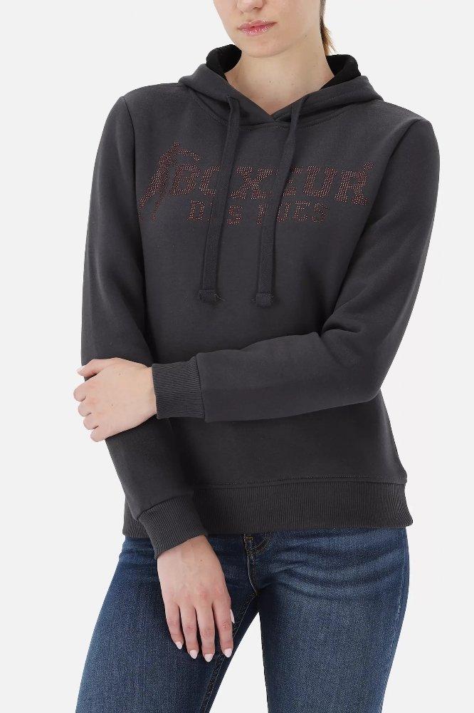 Image of Lady Hooded Sweatshirt Damen Anthrazit S