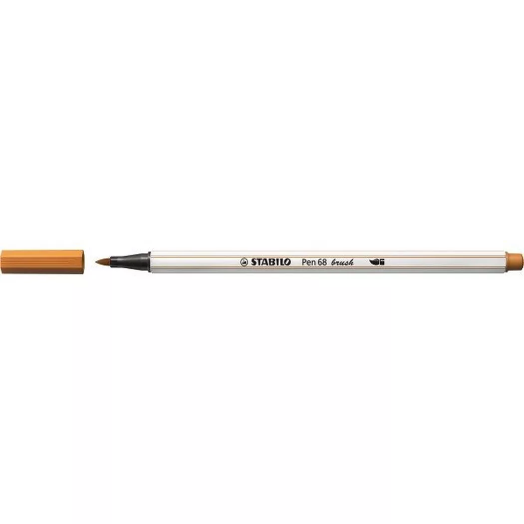 STABILO Pinselstift Pen 68 brush, ocker dunkel