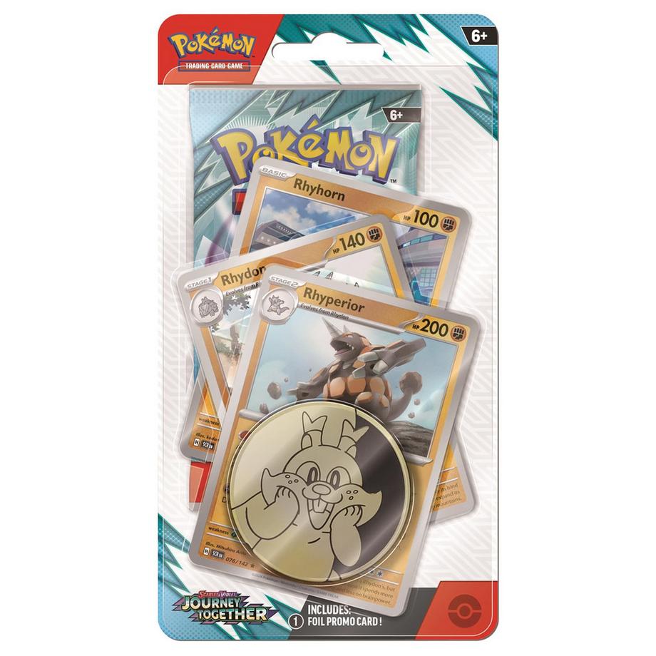 Pokemon  TCG: Scarlet & Violet - Journey together (SV09) Rhyperior PREMIUM Checklane Blister - EN 
