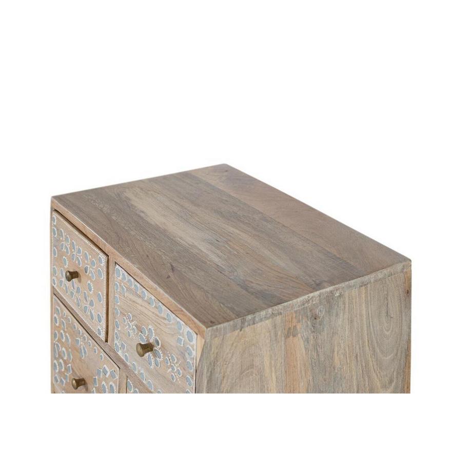 mutoni Comodino Kaia in legno di mango 45x63  