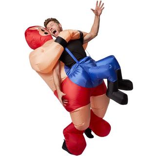 Tectake  Selbstaufblasbares Aufsitzkostüm Wrestler 