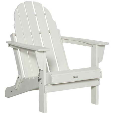 Outsunny Chaise de jardin Adirondack  