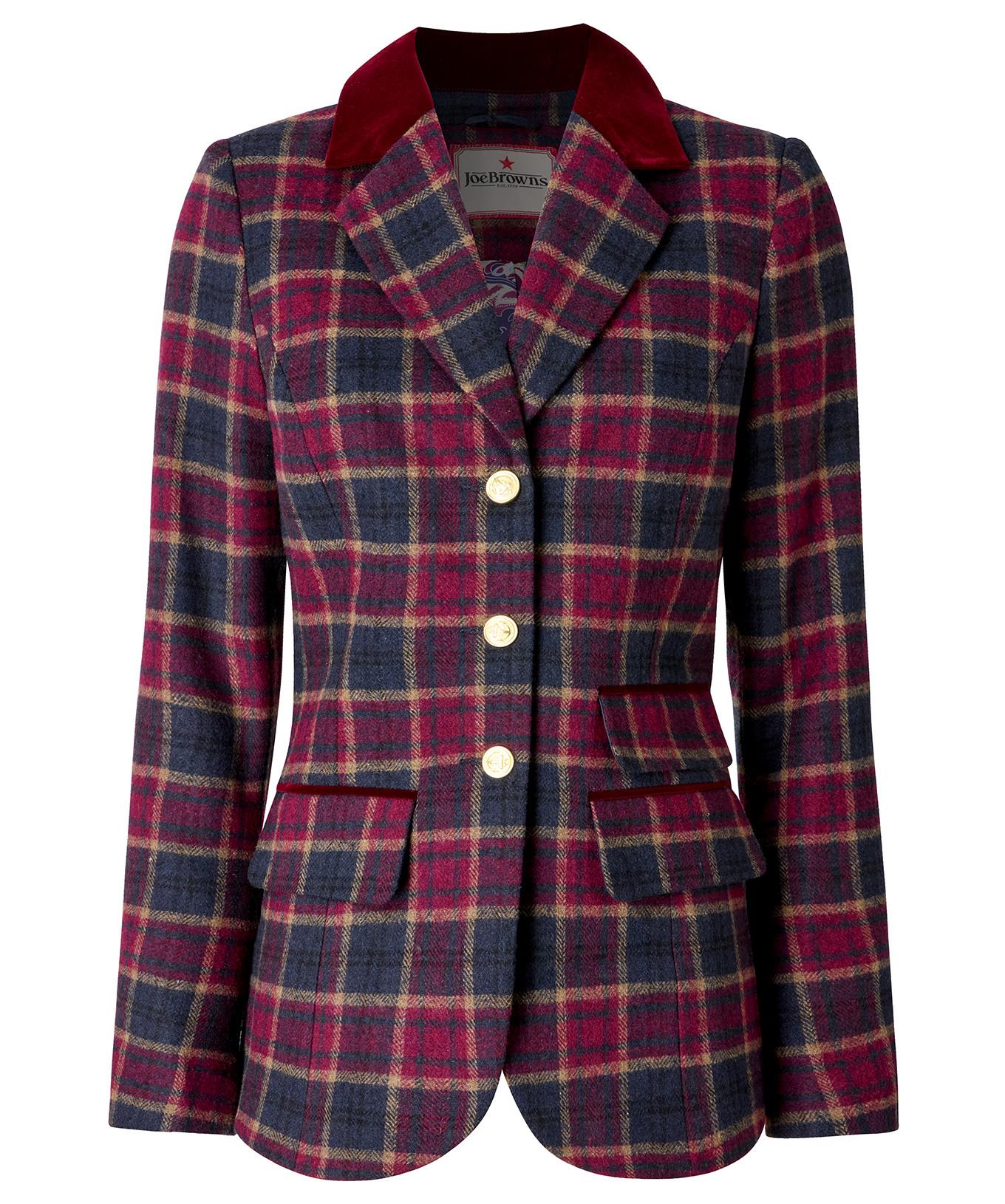 Joe Browns Veste à carreaux style tradition chic  