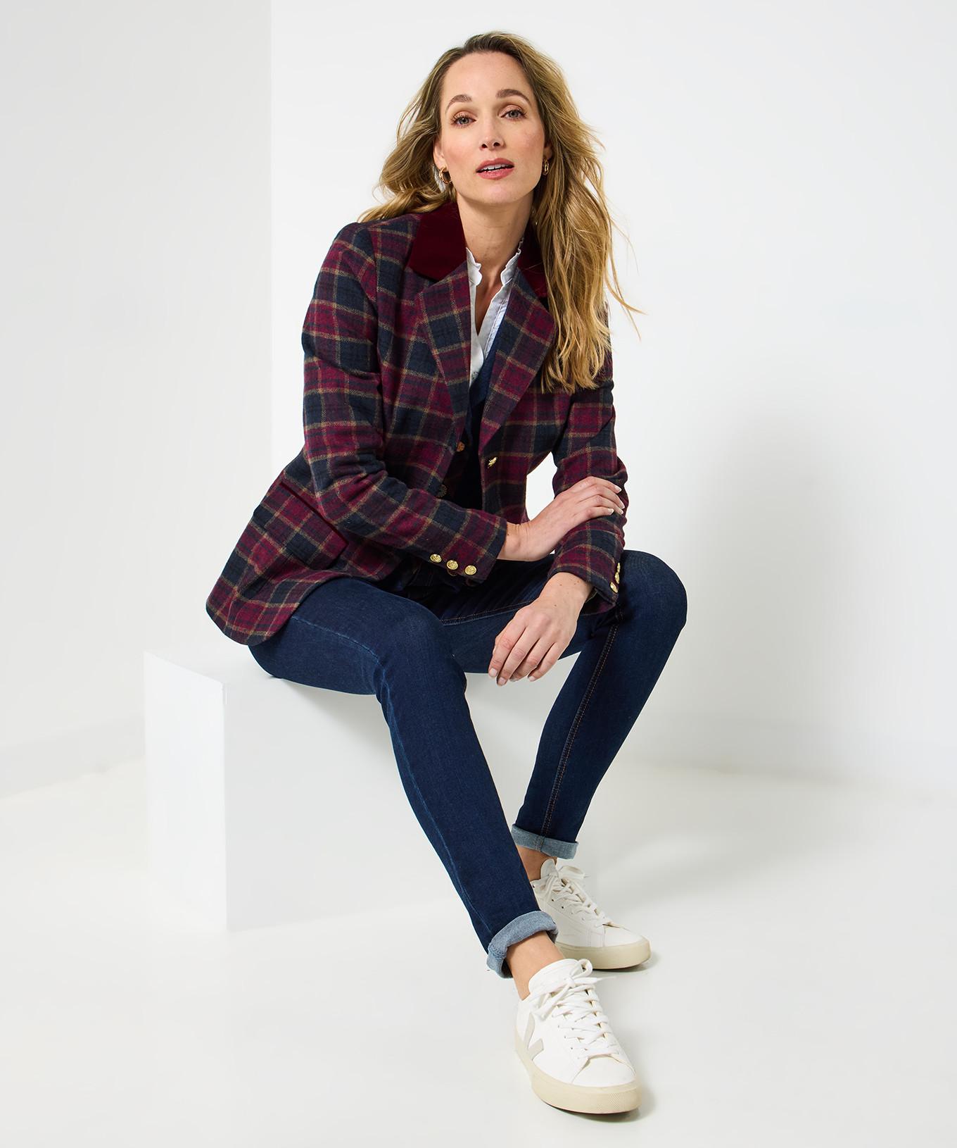 Joe Browns Veste à carreaux style tradition chic  