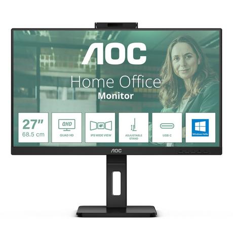 AOC  Q27P3QW écran plat de PC 68,6 cm (27") 2560 x 1440 pixels Quad HD Noir 