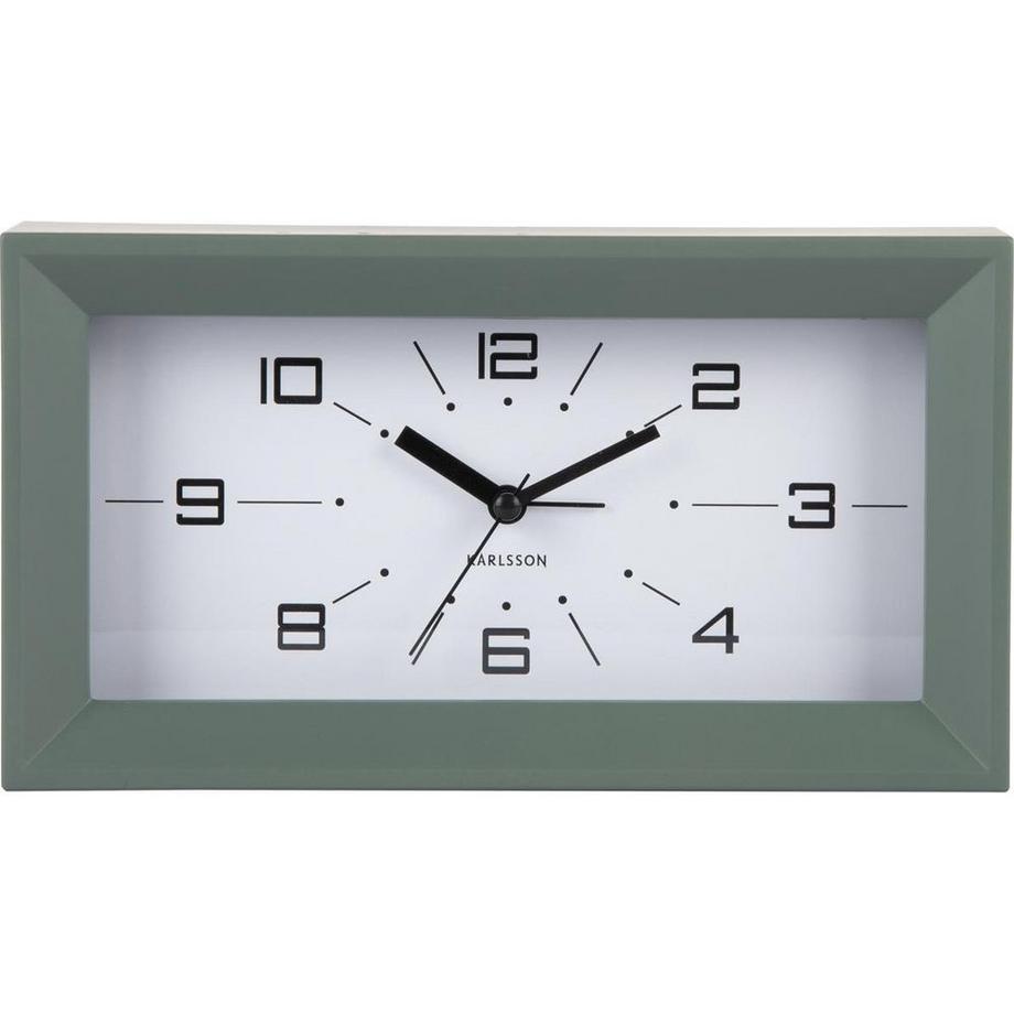 KARLSSON Wecker Lujo Rectangle  