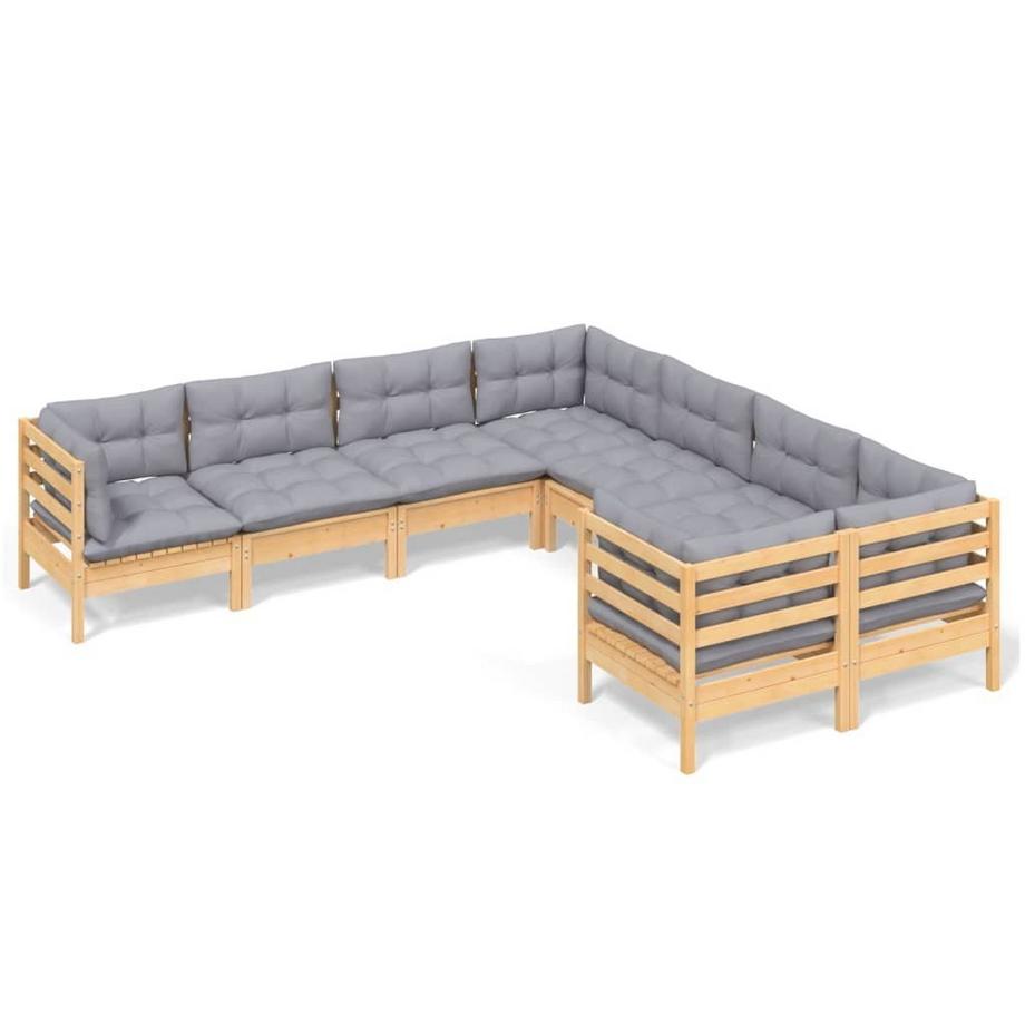 set salotto da giardino Legno di pino