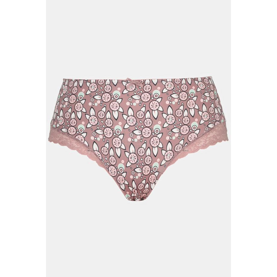 Ulla Popken Culotte midi imprimée dentelle  